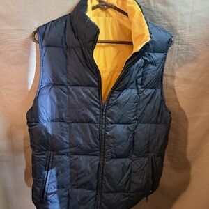 Lands'end reversible vest size small